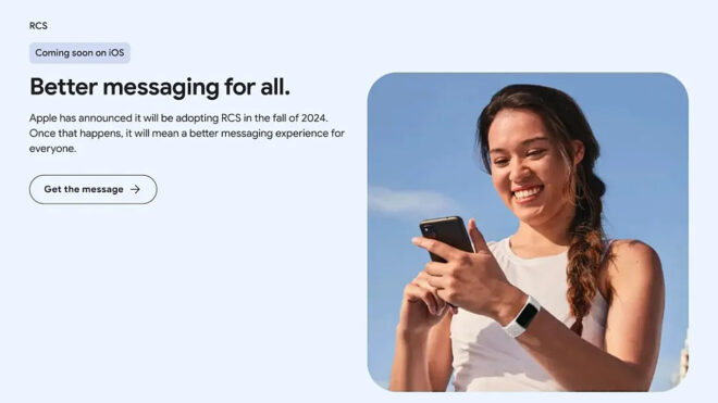 Google Apple iPhone RCS