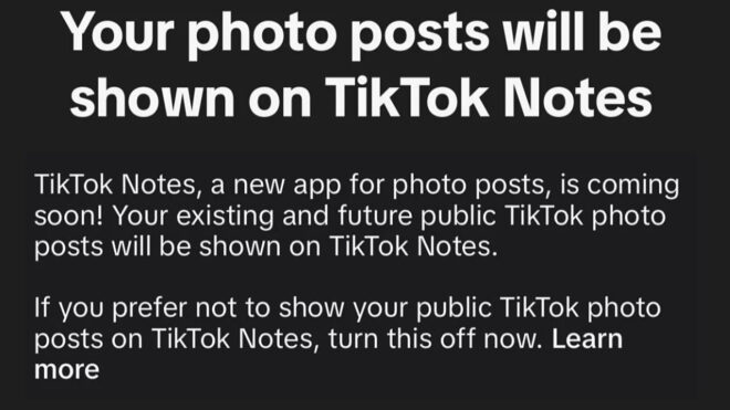 TikTok Notes
