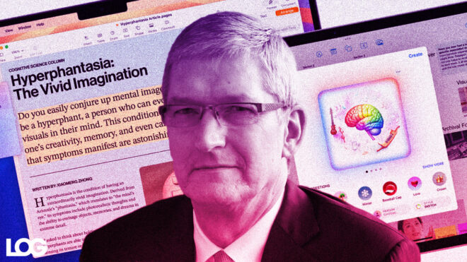 Tim Cook Apple Intelligence LOG Tasarım