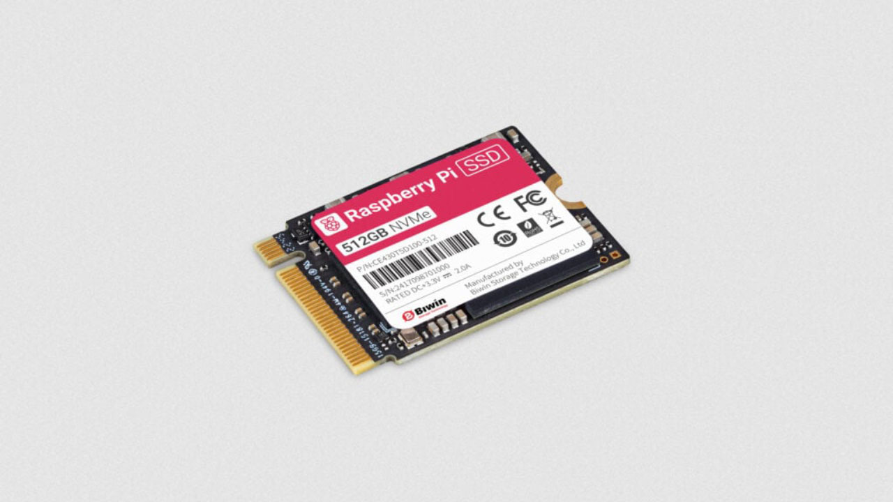 Raspberry Pi 5 için Raspberry Pi markalı SSD'ler tanıtıldı
