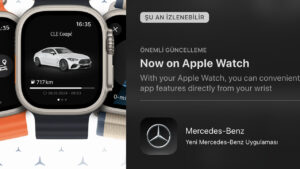 Apple Watch için Mercedes-Benz uygulaması çıktı