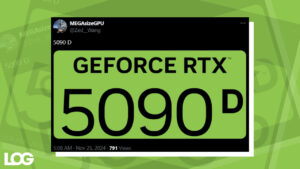 GeForce RTX 5090D LOG Görsel