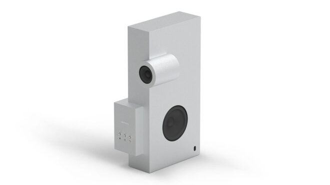 Transparent'tan tasarımıyla dikkat çeken hoparlör: "Brutalist"