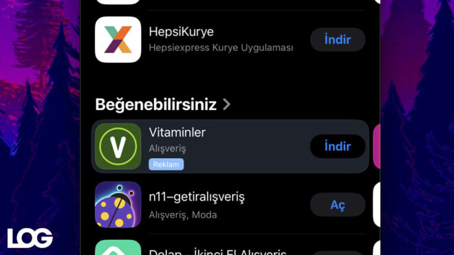 Apple App Store LOG Görsel