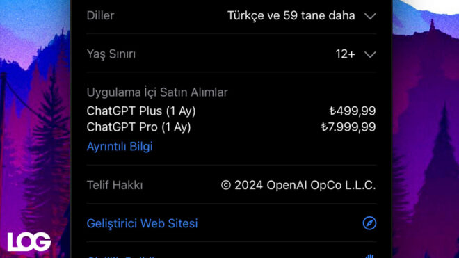 ChatGPT Pro LOG Görsel