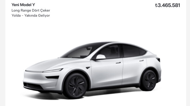 Yeni Tesla Model Y için Türkiye fiyatları belli oldu