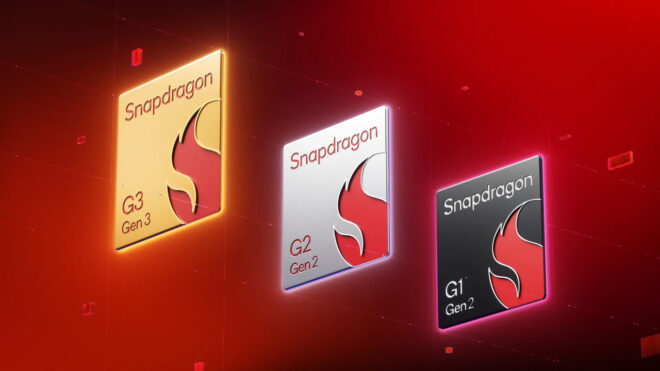 Snapdragon G3 Gen 3, G2 Gen 2, and G1 Gen 2