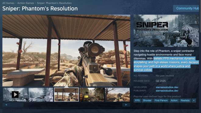 Sniper: Phantom’s Resolution