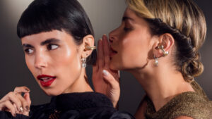 Swarovski kristalli kablosuz kulaklık: "Moto Buds Loop"