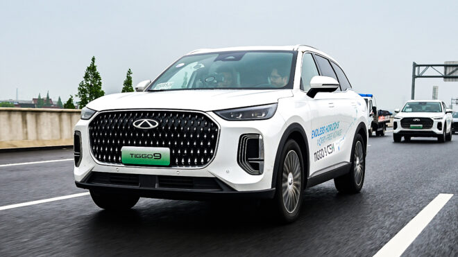 Süper hibrit teknolojili Chery TIGGO 9 CSH ile 1.400 kilometre yol yapıldı