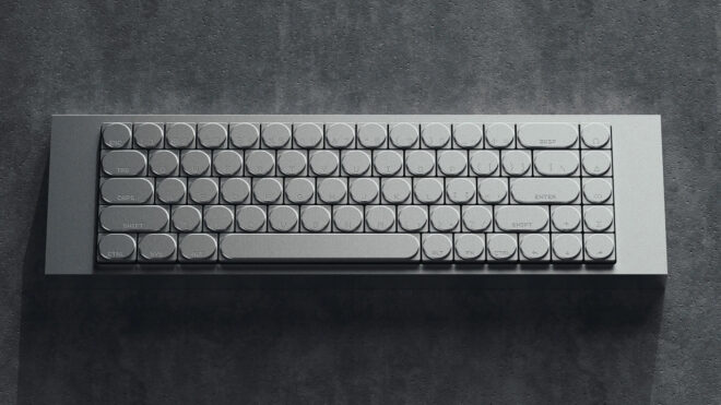 Blok alüminyumdan üretilen yeni mekanik klavye modeli: "Cleaver"