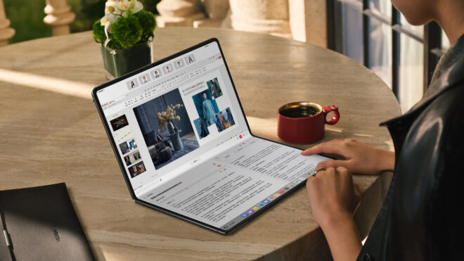 Tek parça katlanabilir ekrana sahip Huawei MateBook Fold Ultimate Design tanıtıldı