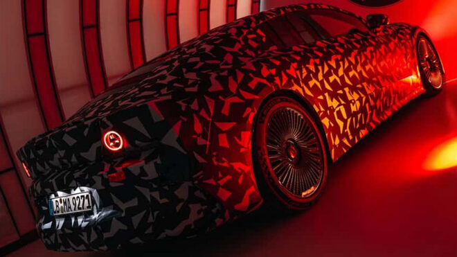Mercedes-AMG, yeni elektrikli süper otomobili için kamuflajlı görseller paylaştı.