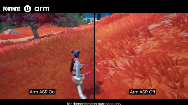 Fortnite Mobile'a ARM'ın ASR teknolojisi entegre edildi