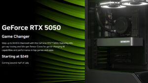 249 dolarlık RTX 5050 ekran kartı tanıtıldı