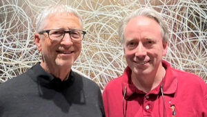 Bill Gates ve Linux’un babası Linus Torvalds ilk defa bir araya geldi