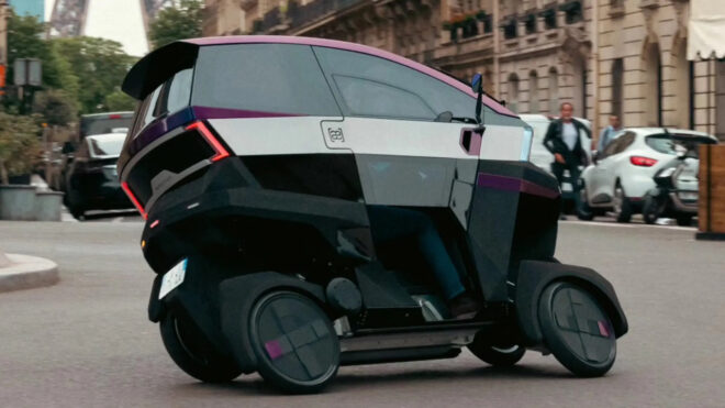 AEMotion'dan motosiklet tarzı kullanım sunan kompakt şehir aracı
