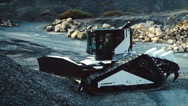 32 tonluk elektrikli dozer Lumina ML6 görücüye çıkarıldı