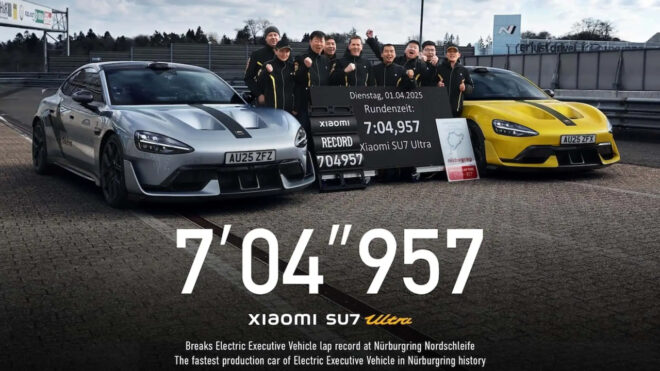 Xiaomi SU7 Ultra'nın Nürburgring Nordschleife'daki rekor turu paylaşıldı [Video]