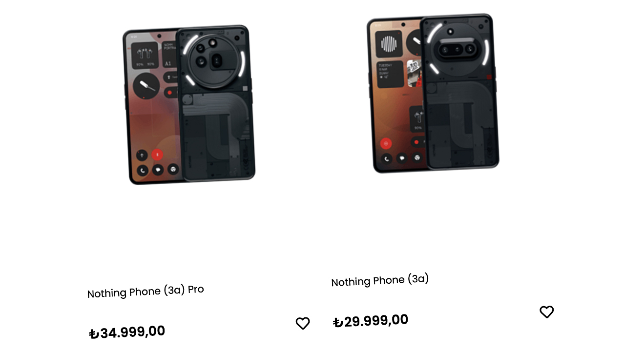 Nothing Phone (3a) serisi Türkiye'de satışa sunuldu - LOG