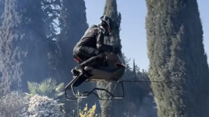Uçan motosiklet Volonaut Airbike için bu sefer bir POV videosu geldi