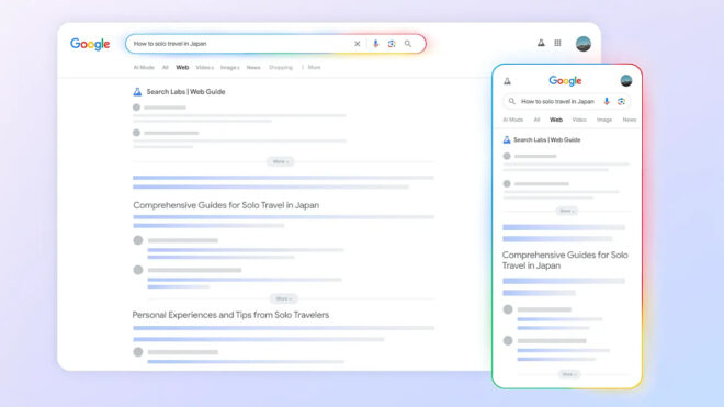Google Arama için yapay zeka destekli yeni özellik: "Web Guide"