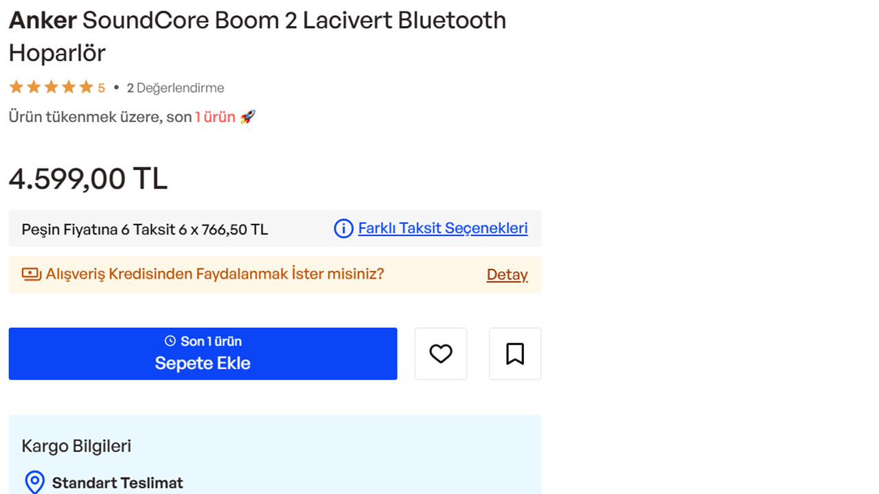 Anker Soundcore Boom 2 için yeni indirim fırsatı - LOG