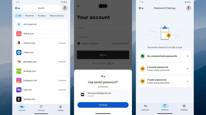 Android için Google Şifre Yöneticisi uygulaması yayınlandı