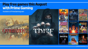 Amazon Prime Gaming, ağustos ayının ücretsiz oyunlarını açıkladı
