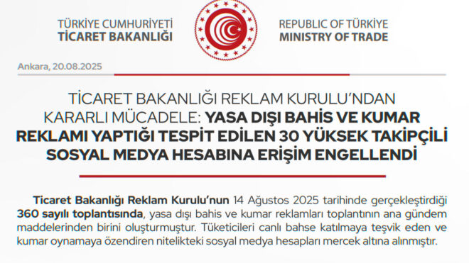 Ticaret Bakanlığı,