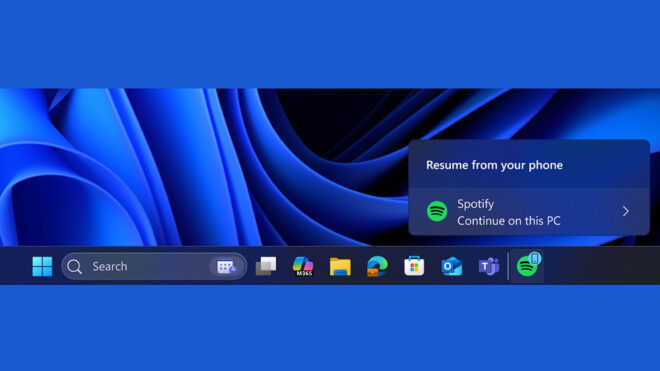 Windows 11 için geliştirilen macOS'teki Handoff'a benzer altyapı teste alındı