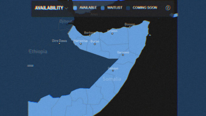 SpaceX Starlink Somali
