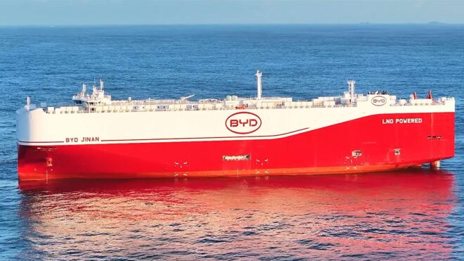 BYD’nin 8. otomobil gemisi "Jinan" hizmete girdi