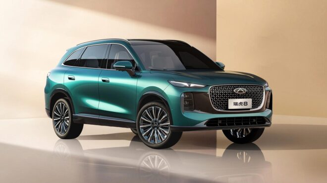 Yeni Chery TIGGO 8 için tasarım resmi olarak sergilendi