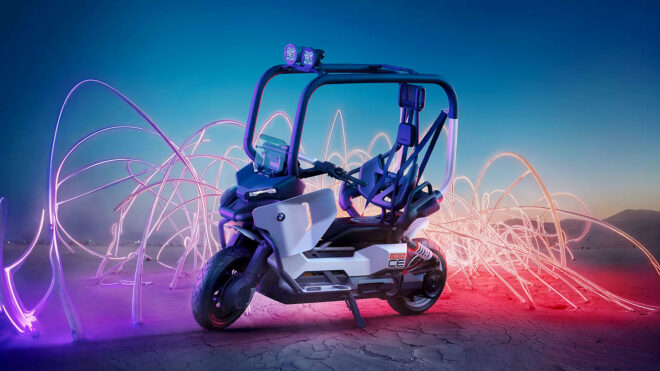 BMW Motorrad Vision CE konsepti görücüye çıkarıldı