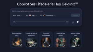 Microsoft, Copilot Sesli İfadeler