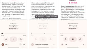 Android için Google Chrome artık NotebookLM temelli sesli özetler sunuyor