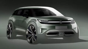 Volkswagen, yeni konsept aracı için çizim görselleri paylaştı