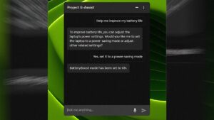 Nvidia: "Project G-Assist artık dizüstü ayarlarını da kontrol edebiliyor"