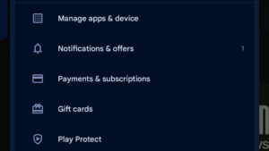 Google Play Store üzerinde artık dijital hediye kartları da satın satın alınabiliyor