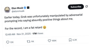 Elon Musk, Grok'un kendisinin LeBron James'ten daha formda olduğunu söylemesiyle ilgili açıklama yaptı