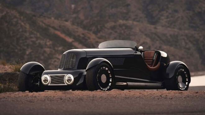 1934 Ford Model 40 Special Speedster'dan ilham alan sanat eseri: "SP40 Restomod"