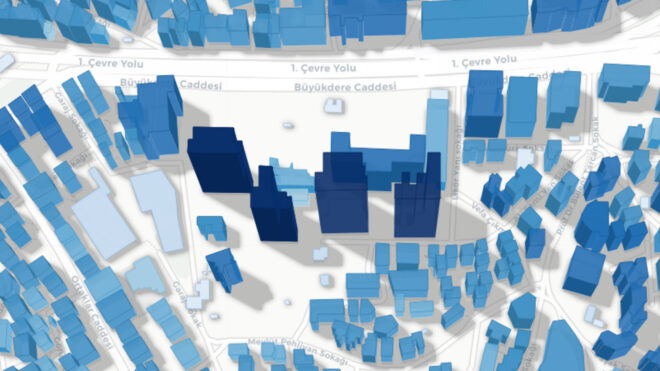 Dünya üzerindeki tüm binaları gösteren interaktif internet sitesi "GlobalBuildingAtlas"
