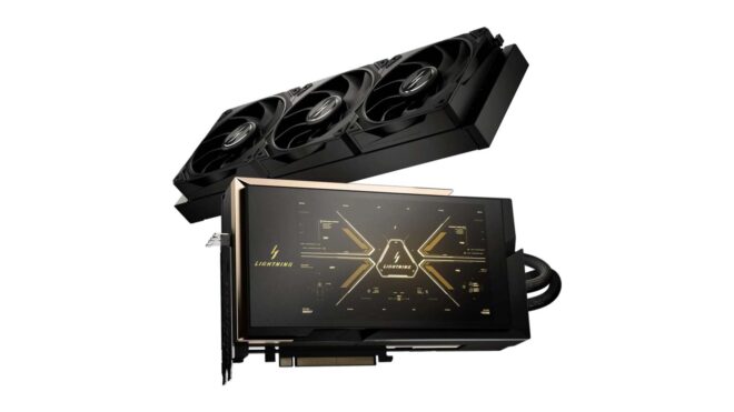 MSI, GeForce RTX 5090 32G LIGHTNING Z ekran kartını tanıttı