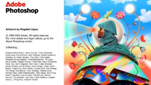 Photoshop 2021 ve 2025, Wine aracılığıyla Linux'ta çalıştırıldı