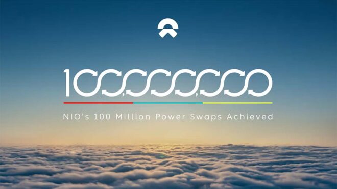 Nio, 100 milyon batarya değişimini geride bıraktı