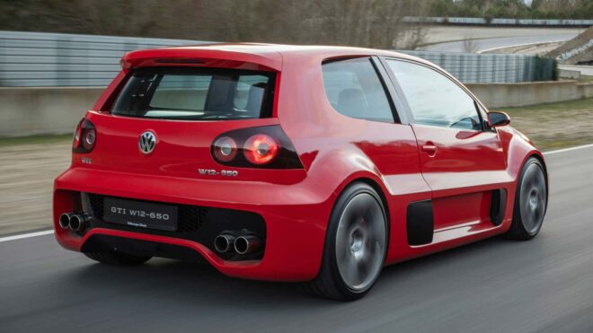 Volkswagen, Golf GTI W12-650 konseptini yeniden gündeme taşıdı