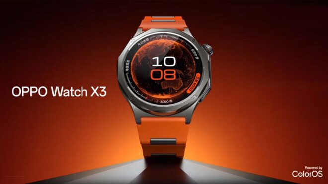 OPPO Watch X3 için tasarım resmi olarak görücüye çıkarıldı