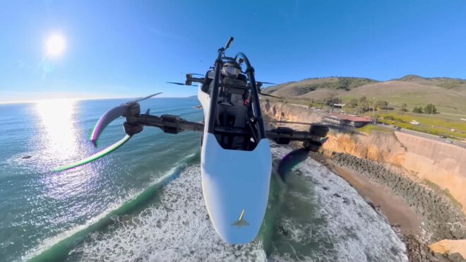 Kişisel hava aracı Jetson ONE için yeni uçuş videosu paylaşıldı