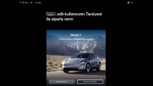"Tesla Referral" sistemi Türkiye’de de aktif edildi